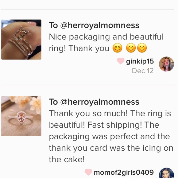 SOLD! Champagne Zircon Rose Gold Cross Ring - Picture 6 of 7